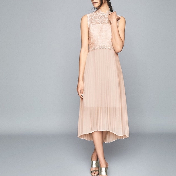 NWT REISS | Lace Midi Dress - Picture 1 of 7